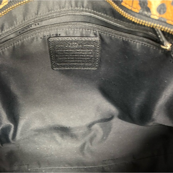 Coach bag - wild beast leopard print Gary baseman turn lock - Picture 4 of 16